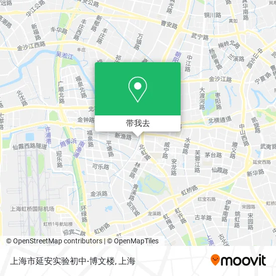 上海市延安实验初中-博文楼地图
