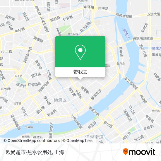 欧尚超市-热水饮用处地图