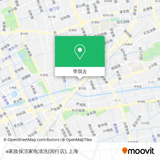 e家政保洁家电清洗(闵行店)地图