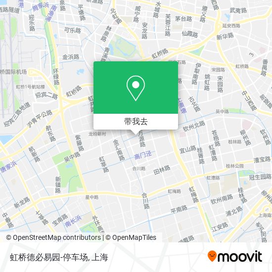 虹桥德必易园-停车场地图