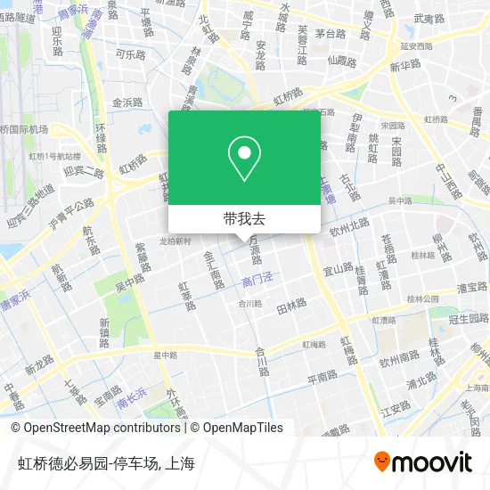 虹桥德必易园-停车场地图