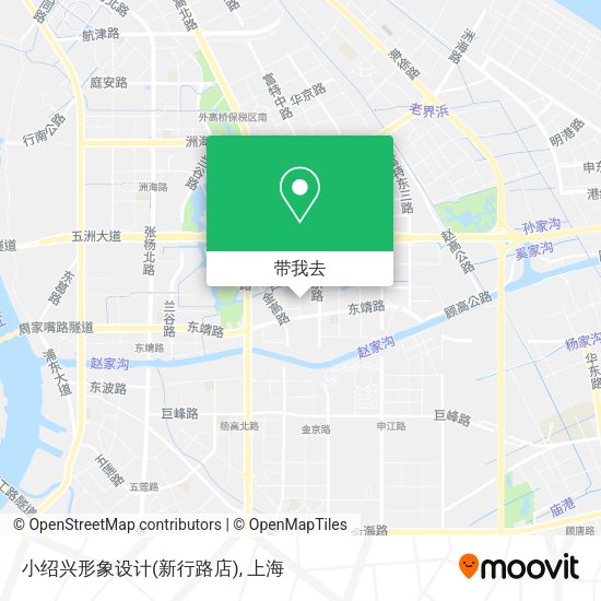 小绍兴形象设计(新行路店)地图