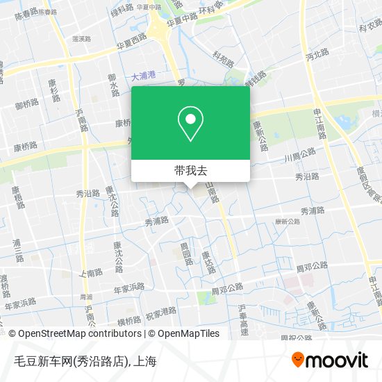 毛豆新车网(秀沿路店)地图