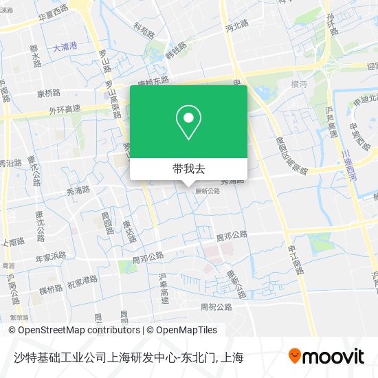 沙特基础工业公司上海研发中心-东北门地图