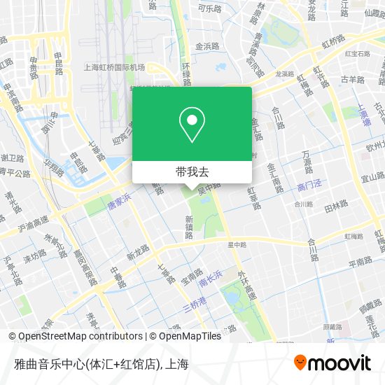 雅曲音乐中心(体汇+红馆店)地图