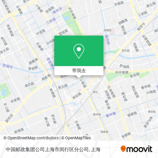 中国邮政集团公司上海市闵行区分公司地图