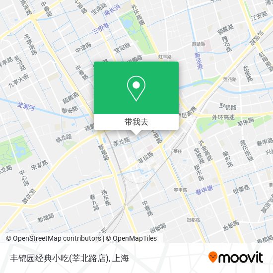 丰锦园经典小吃(莘北路店)地图