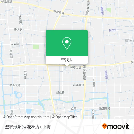 型睿形象(香花桥店)地图