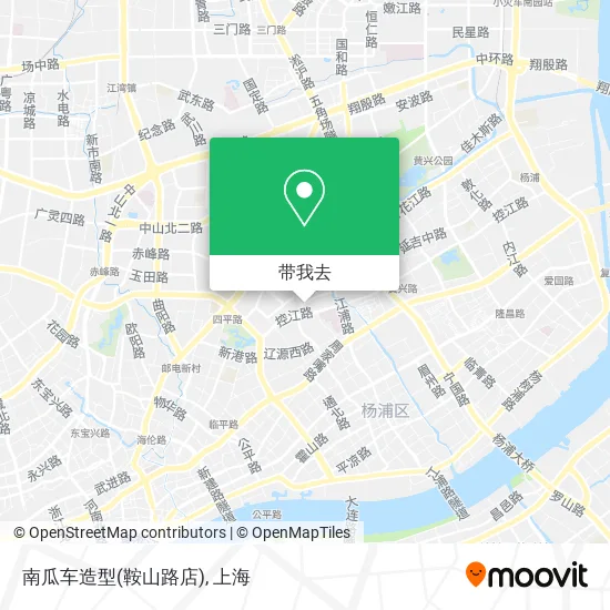 南瓜车造型(鞍山路店)地图