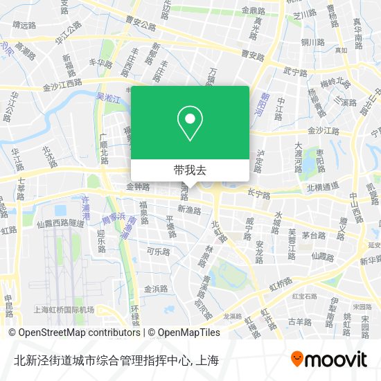 北新泾街道城市综合管理指挥中心地图