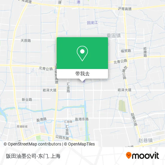 阪田油墨公司-东门地图
