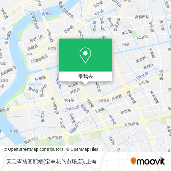 天宝斋裱画配框(宝丰花鸟市场店)地图