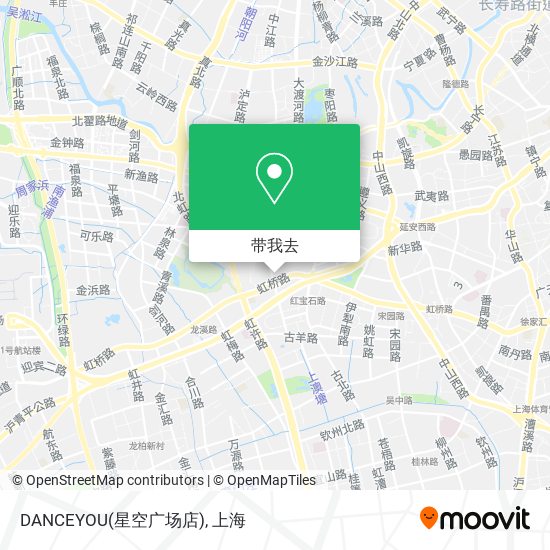 DANCEYOU(星空广场店)地图