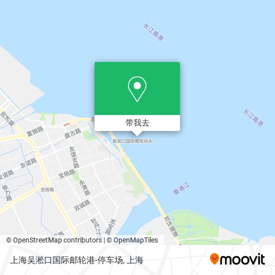 上海吴淞口国际邮轮港-停车场地图