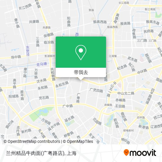 兰州精品牛肉面(广粤路店)地图