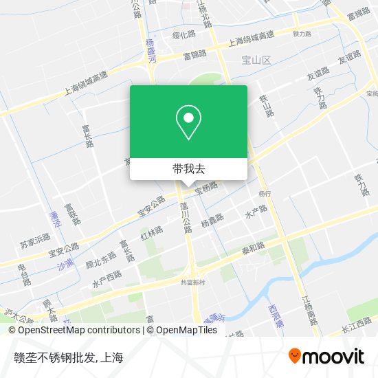 赣垄不锈钢批发地图