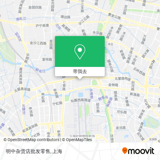 明中杂货店批发零售地图