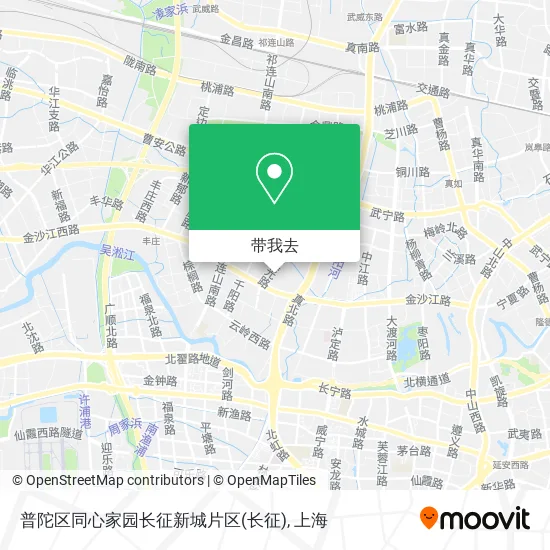 普陀区同心家园长征新城片区地图