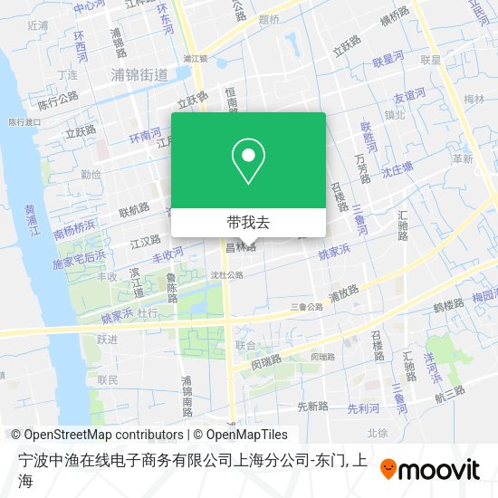 宁波中渔在线电子商务有限公司上海分公司-东门地图