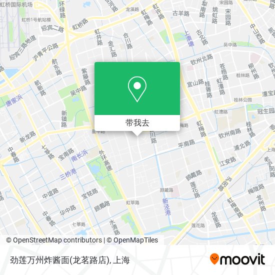 劲莲万州炸酱面(龙茗路店)地图