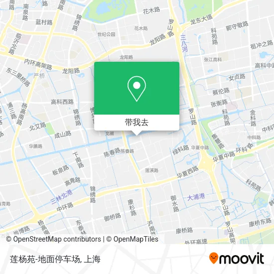 莲杨苑-地面停车场地图