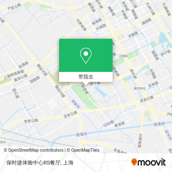 保时捷体验中心RS餐厅地图