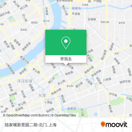 陆家嘴新景园二期-北门地图
