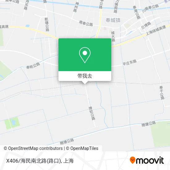 X406/海民南北路(路口)地图