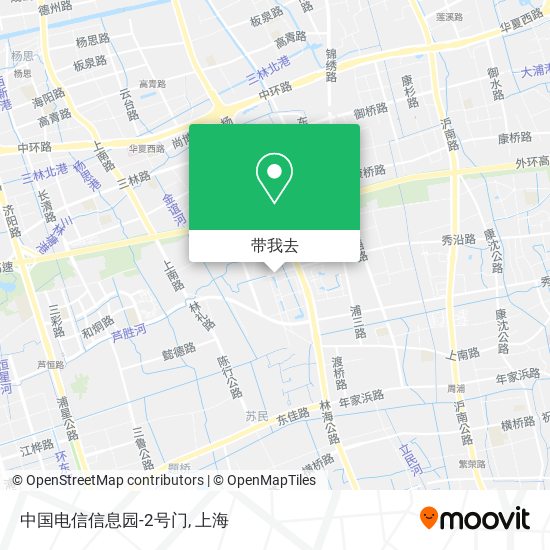 中国电信信息园-2号门地图