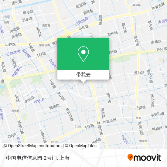中国电信信息园-2号门地图