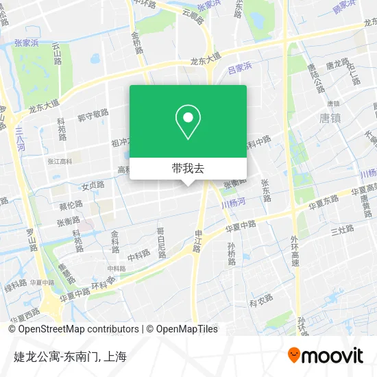 婕龙公寓-东南门地图