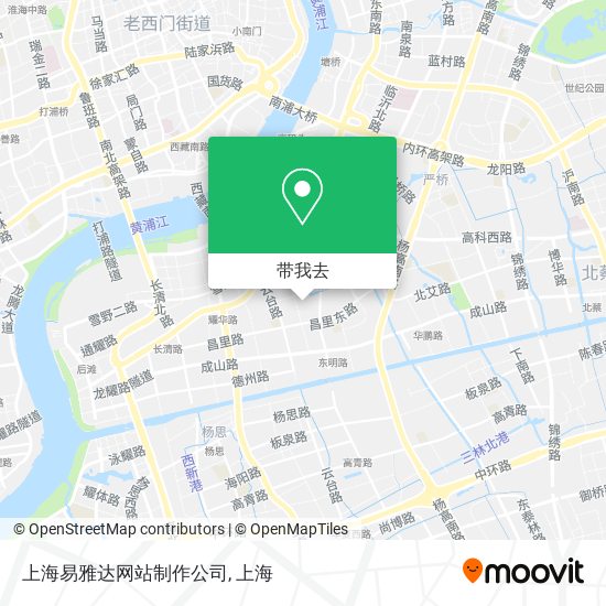 上海易雅达网站制作公司地图