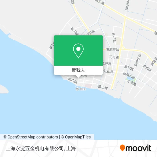 上海永淀五金机电有限公司地图