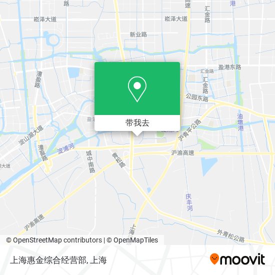 上海惠金综合经营部地图