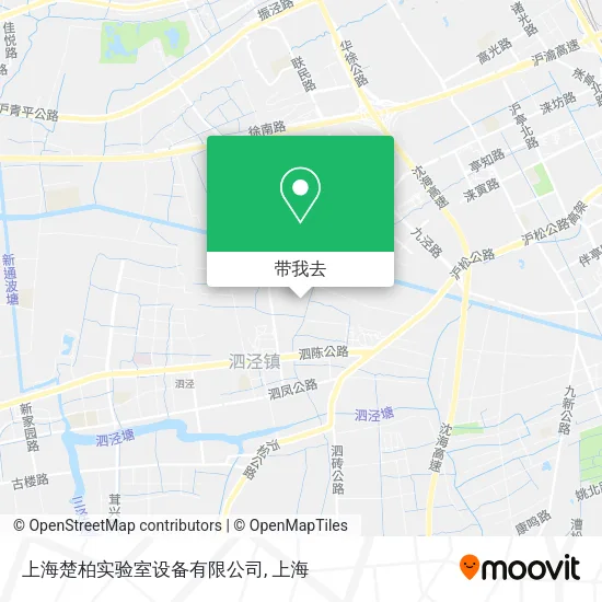 上海楚柏实验室设备有限公司地图