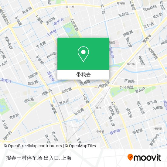 报春一村停车场-出入口地图