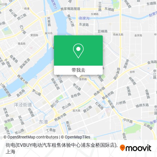 街电(EVBUY电动汽车租售体验中心浦东金桥国际店)地图