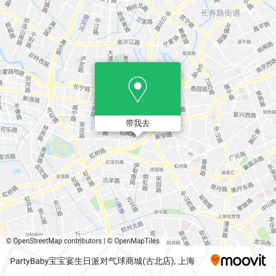 PartyBaby宝宝宴生日派对气球商城(古北店)地图