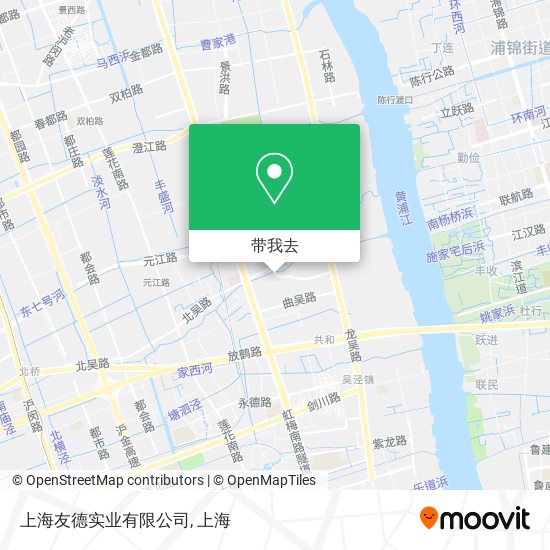 上海友德实业有限公司地图