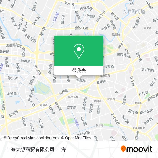 上海大想商贸有限公司地图
