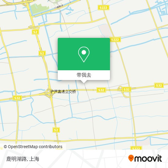 鹿明湖路地图