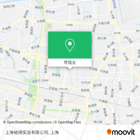 上海铭湖实业有限公司地图