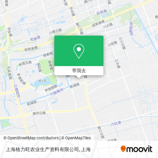 上海格力旺农业生产资料有限公司地图