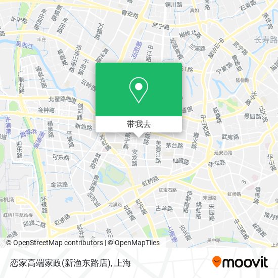 恋家高端家政(新渔东路店)地图