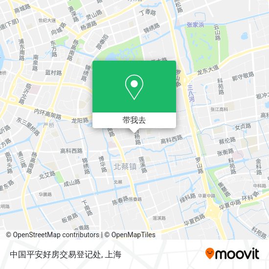 中国平安好房交易登记处地图