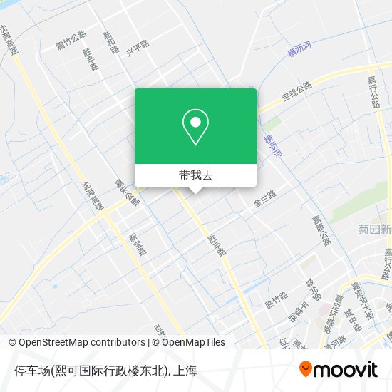 停车场(熙可国际行政楼东北)地图