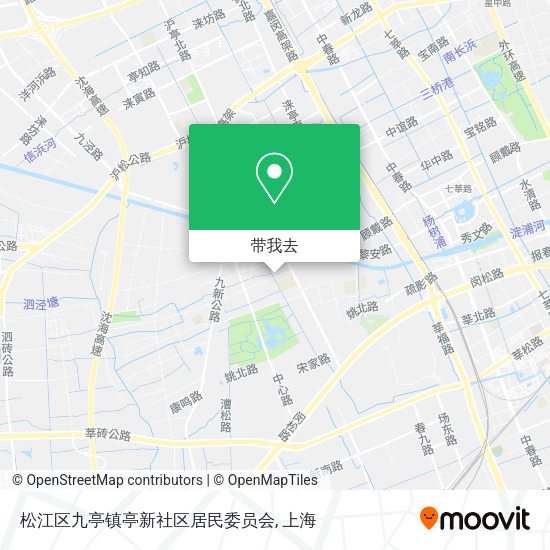 松江区九亭镇亭新社区居民委员会地图