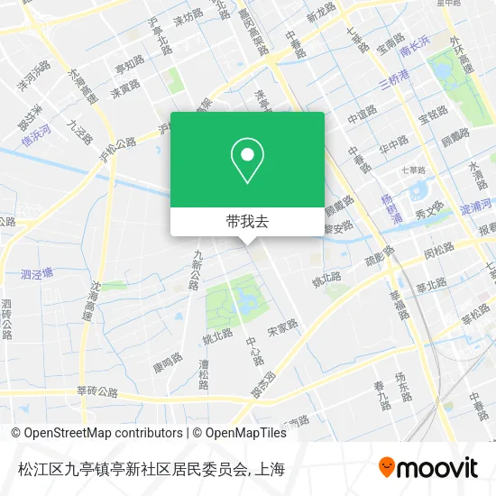 松江区九亭镇亭新社区居民委员会地图