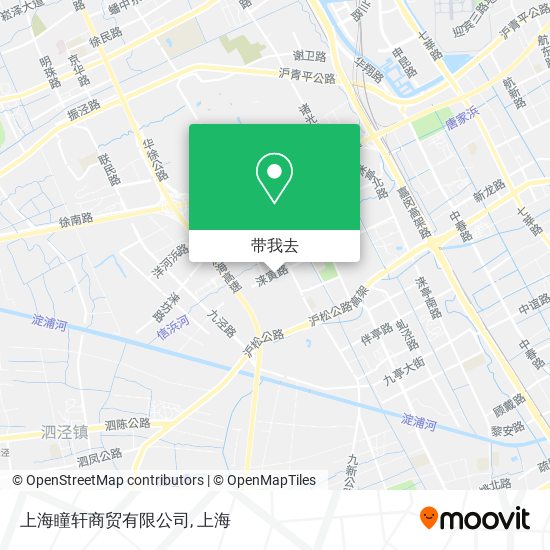 上海瞳轩商贸有限公司地图