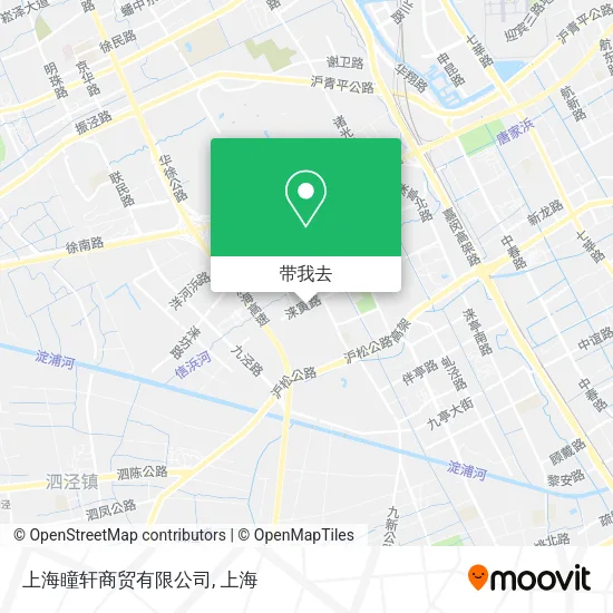上海瞳轩商贸有限公司地图